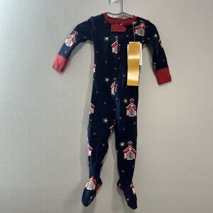 The Beaufort Bonnet Company NWT Knox's Night Night Footed Pajama School House